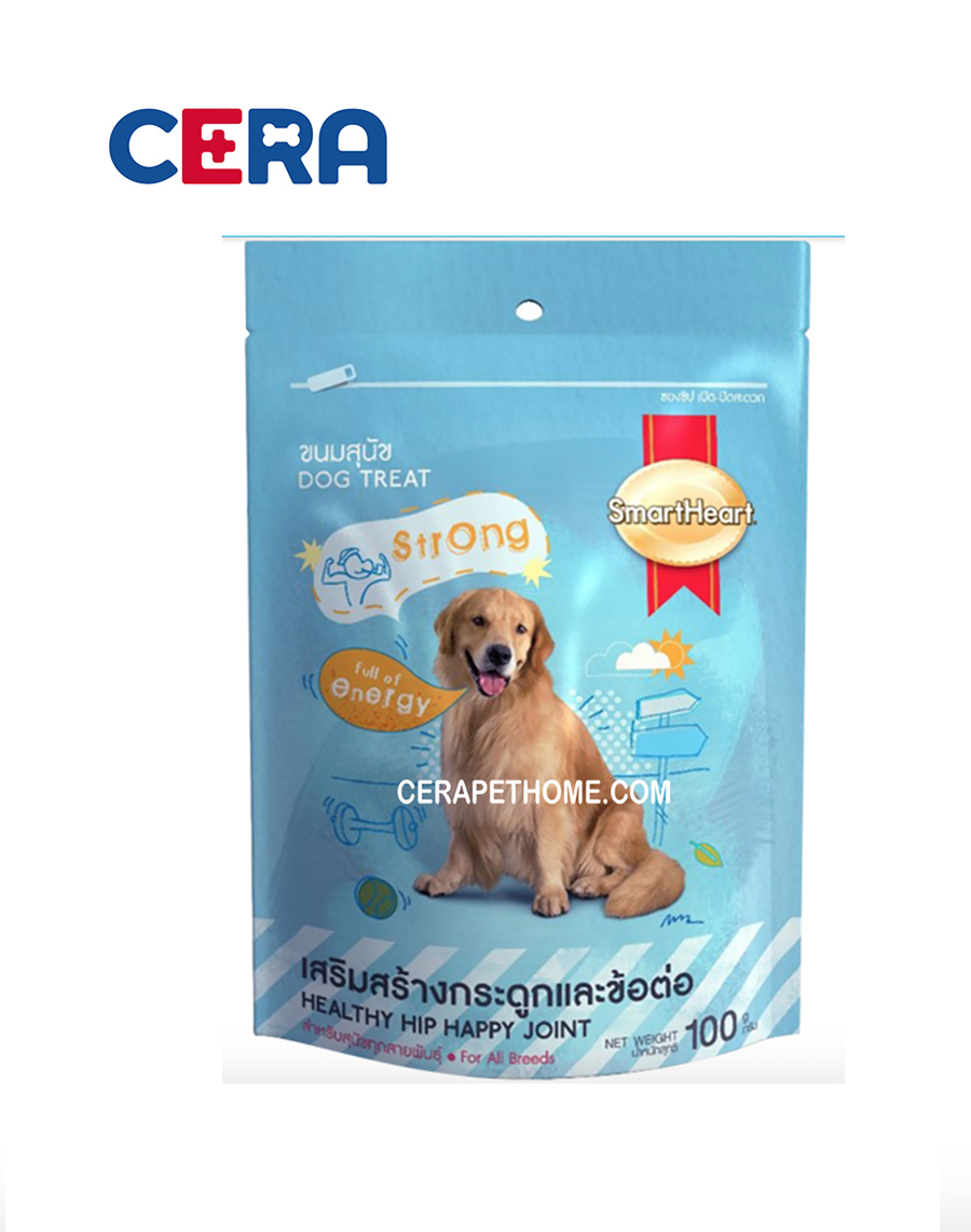 Bánh thưởng sạch răng cho chó - snack smartheart 100gr