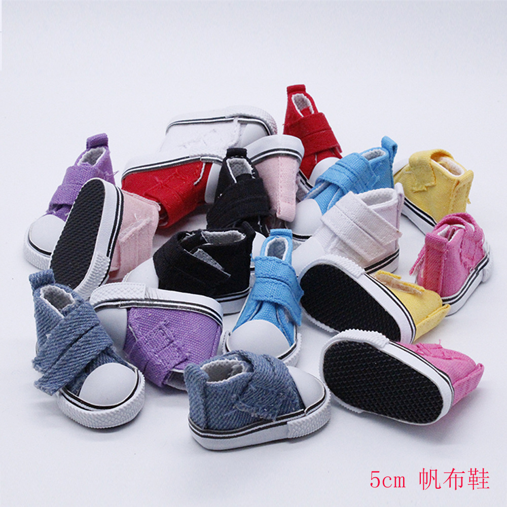 Búp Bê Chính Hãng 5cm Bán Buôn Giày Vải   Giày Vải Bố Búp Bê  5cm Giày Vải Thủ Công Mini Giày Búp Bê