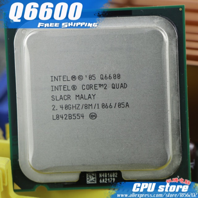 Cpu q6600 socket 775 sử dụng cho main 945, g31, g41 - hàng tháo máy bộ