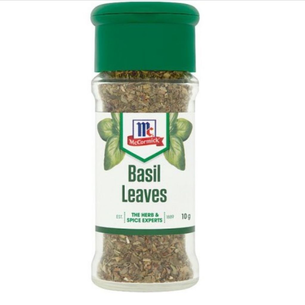 Basil Leaves McCormick 10gr/ Lá Húng Tây/ Lá Húng Quế Tây – Nhập Khẩu Úc