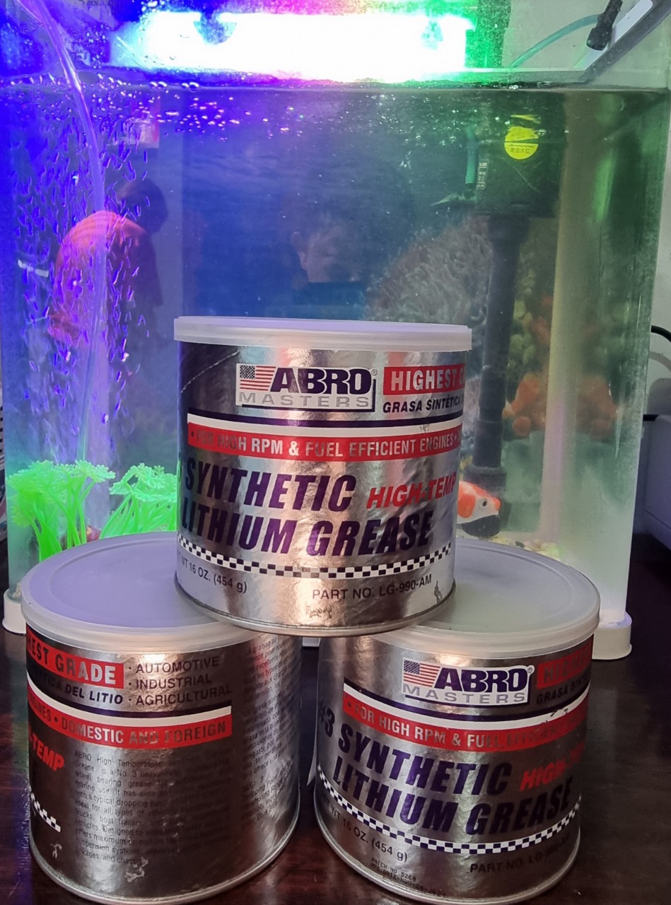 Mỡ bò xanh bôi trơn tổng hợp chịu nhiệt đến 288 độ c abro synthetic