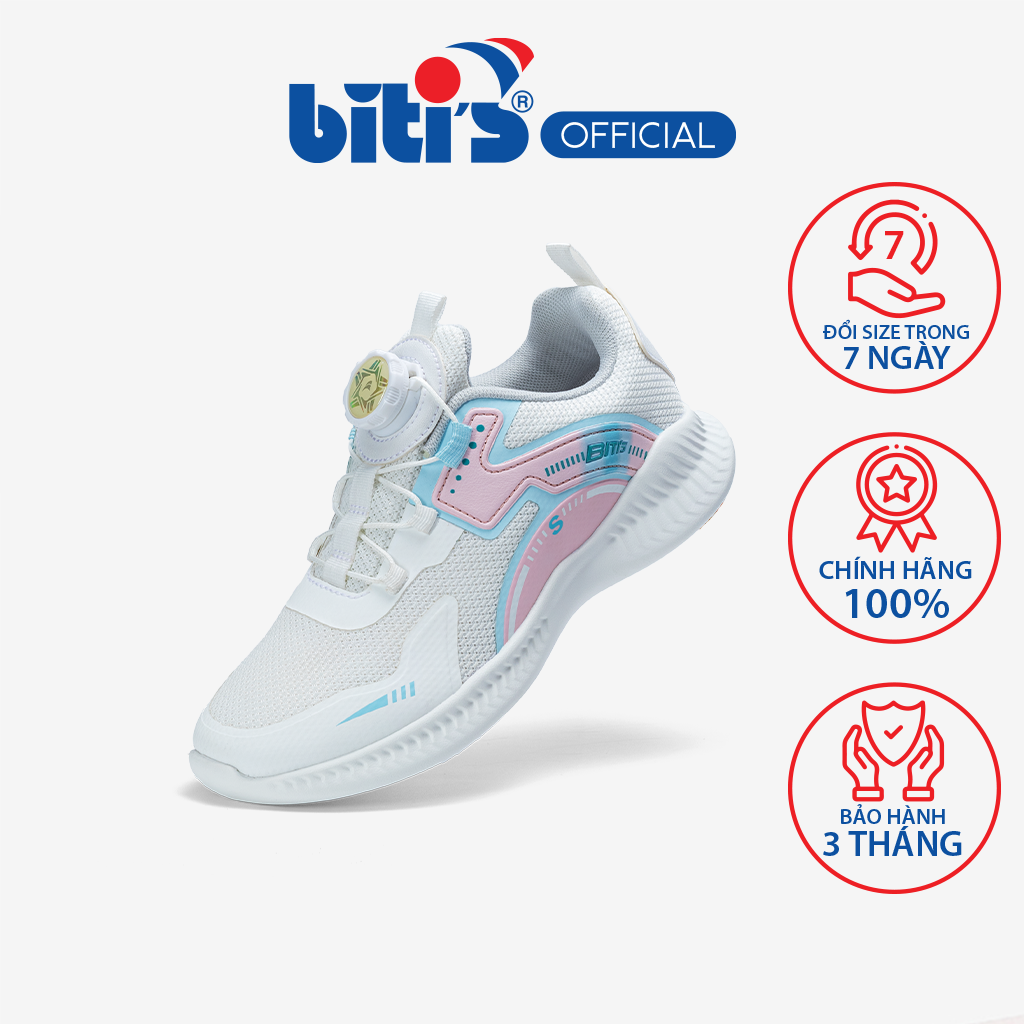 Giày Thể Thao Biti's Bé Gái Màu Trắng BSG004100TRG