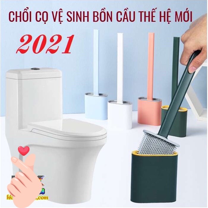 [HCM]BÀN CHẢI CỌ TOILET SILICON MẪU MỚI NHẤT HIỆN NAY - CỌ TOILET SILICON MỀM MẠI VỆ SINH SẠCH MỌI VẾT BẨN CỨNG ĐẦU - BÀN CHẢI CÓ NẮP ĐẬY TIỆN DỤNG