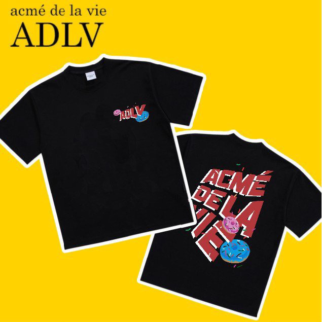⚡️ áo thun adlv - acmé de la vie red biglogo donut ⚡️