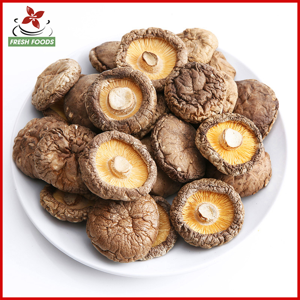 Nấm hương rừng nấm đông cô tây bắc phơi khô đóng gói túi 200gr - 500gr | ds10