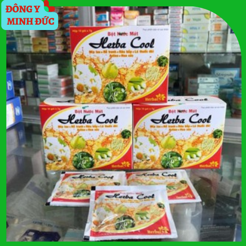 [HCM]Bột nước mát Hebacool- Làm mát thanh lọc cơ thể