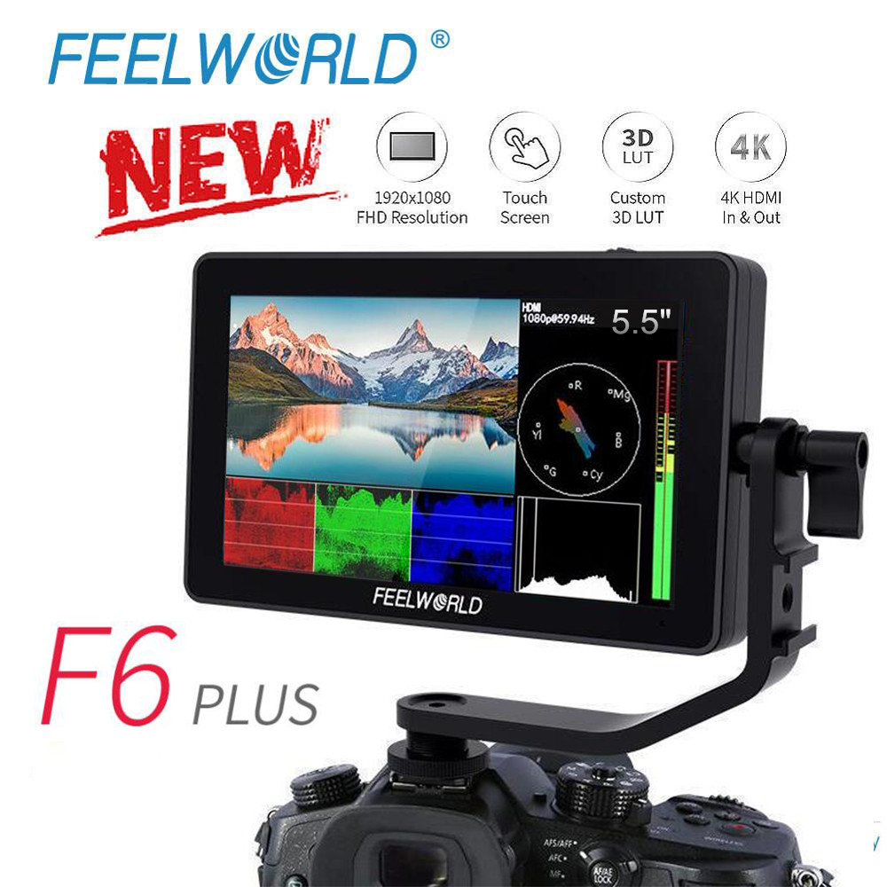 MÀN HÌNH FEELWORLD F6 PLUS 5.5 INCH 3D LUT TOUCH SCREEN (4K)