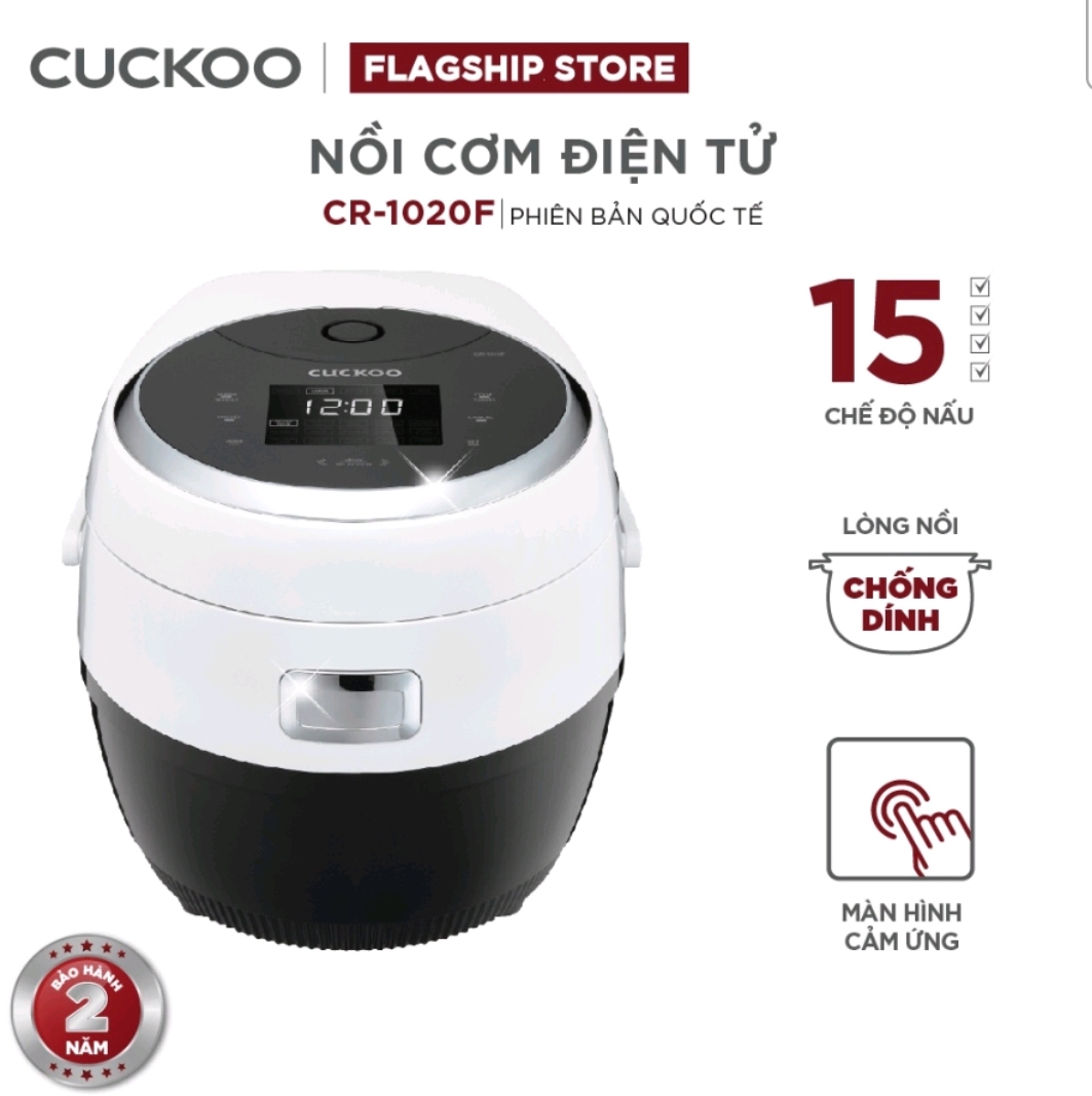 Nồi cơm điện tử cuckoo 1,8 lít cr-1020f - hàng chính hãng - chất lượng hàn quốc