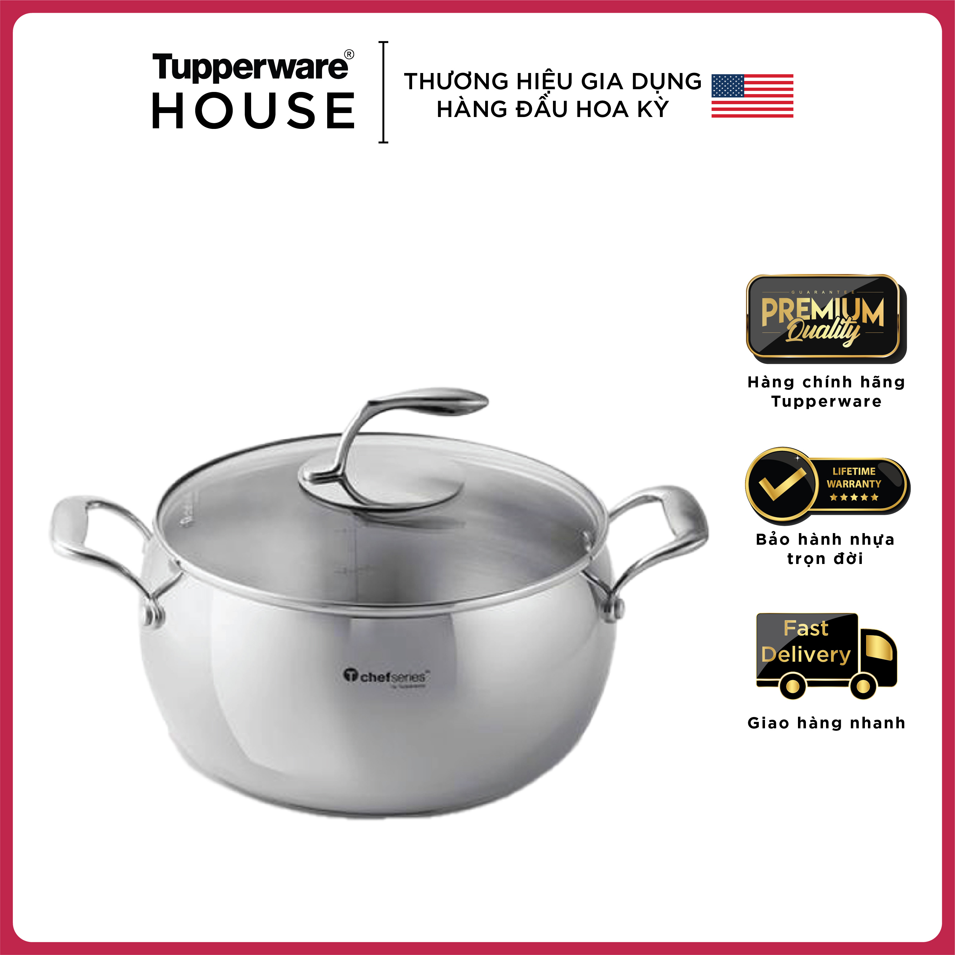 Nồi t chef series casserole 5.7l