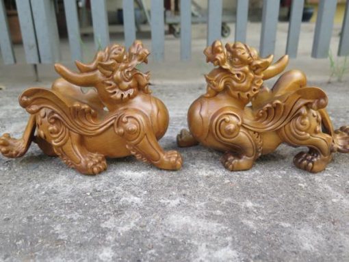 Tỳ Hưu Gỗ Bách Xanh ( Cỡ Lớn)