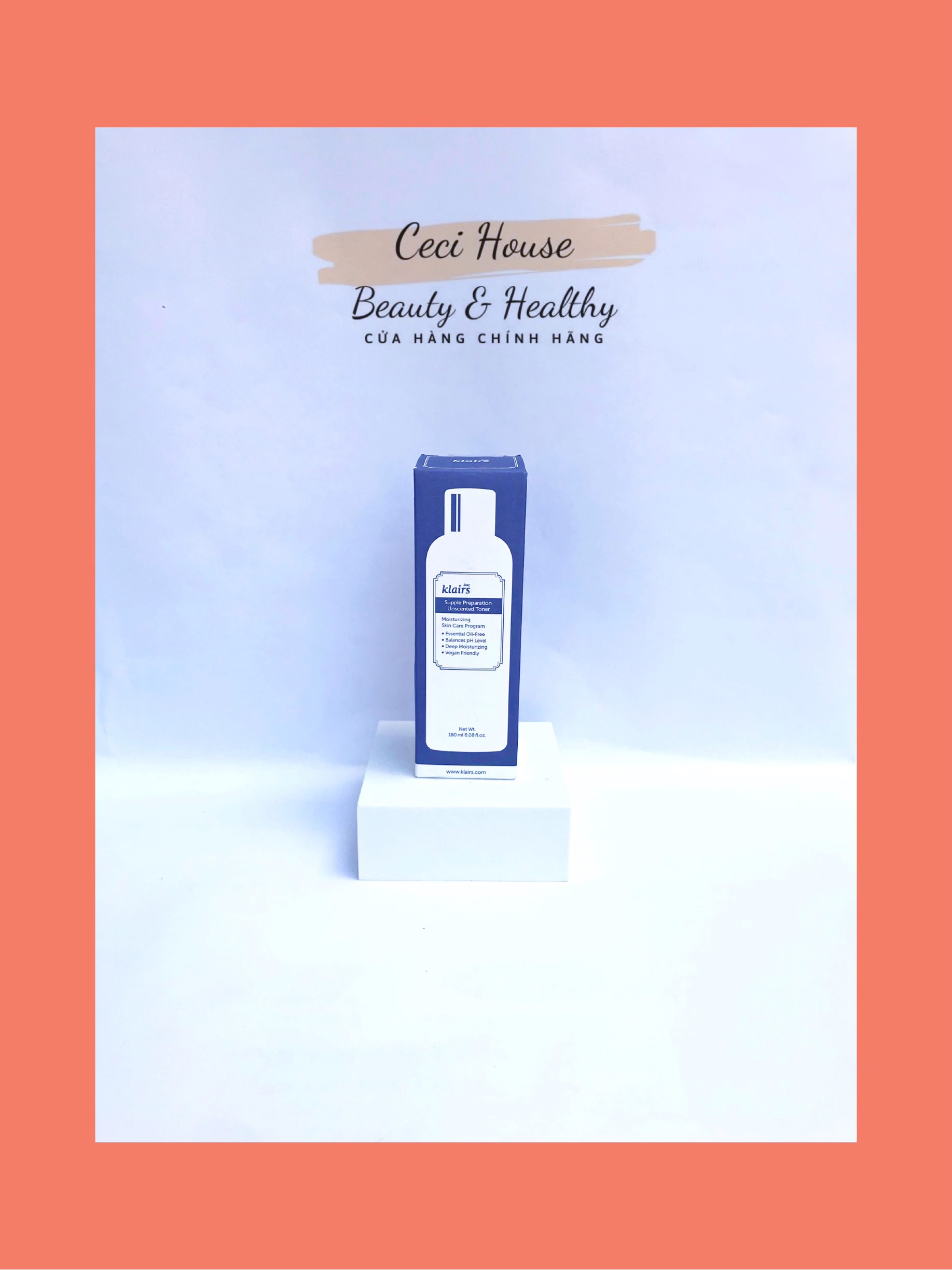 Toner klairs không mùi 180ml