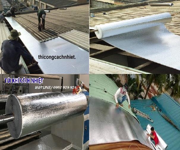 30 Mét VUÔNG TẤM LÓT CÁCH NHIỆT CHỐNG NÓNG PHỦ BẠC 2 LỚP-Kich Thước 1m55 * 19m30