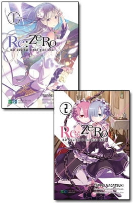 Fahasa - combo sách hay re:zero - bắt đầu lại ở thế giới khác tập 1 + tập 2