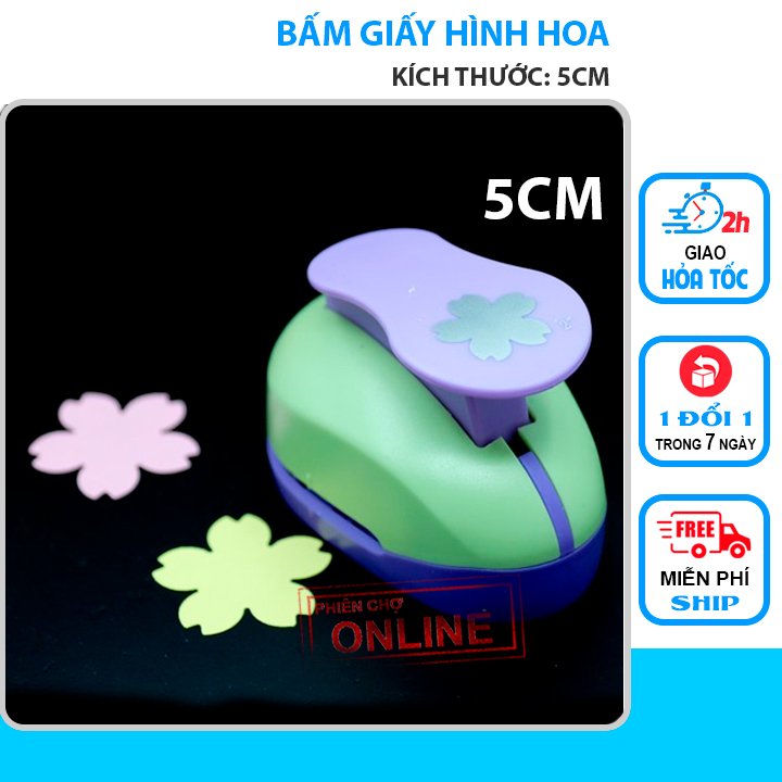 Dập hình hoa-5cm trợ lực-loại lớn