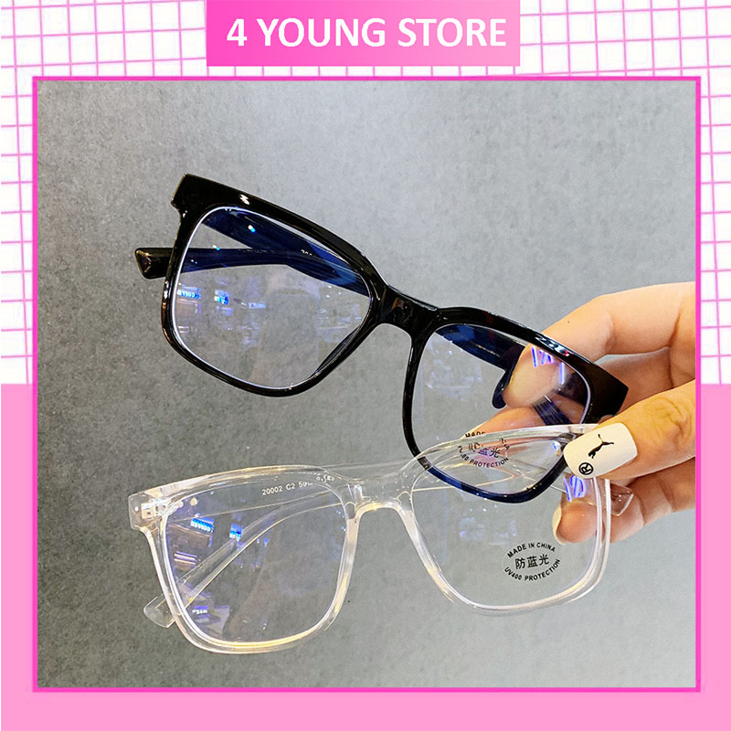 Gọng kính cận mắt vuông thời trang cá tính nổi bật thay được tròng cận bảo hành 12 tháng lỗi 1 đổi 1 - Kính cận thời trang 4 Young Store 013