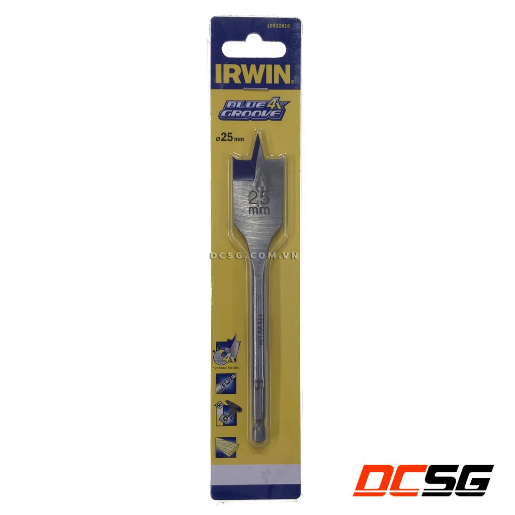 Mũi khoan gỗ đuôi cá 25mm irwin 10502816