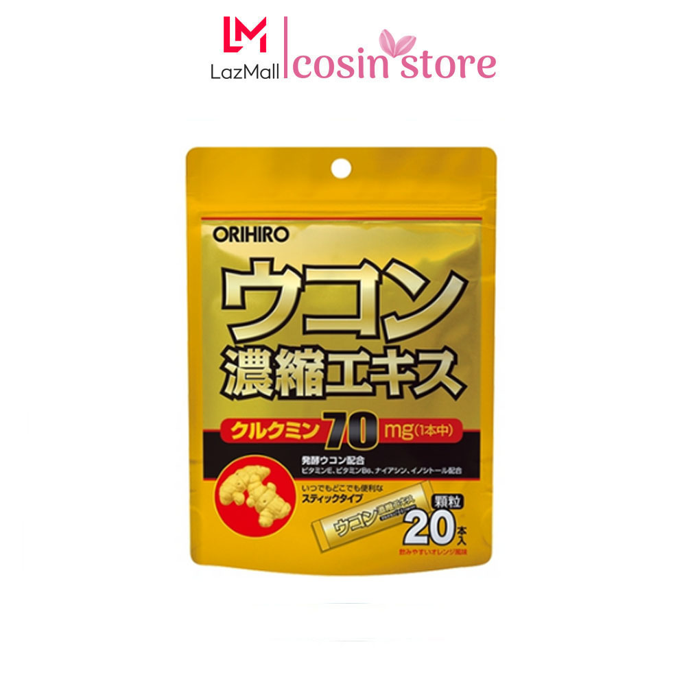Bột Nghệ Giải độc gan Orihiro của Nhật Bản túi 20 Gói - Cosin Store