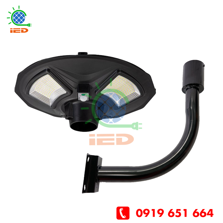Đèn ufo300 + trụ cánh tay - đèn năng lượng mặt trời 300w - đèn solar, đèn mặt trời