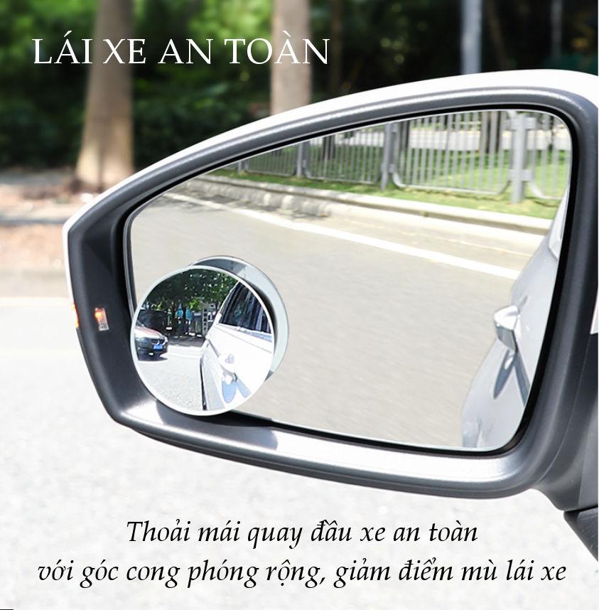 Gương cầu phụ chiếu hậu cho xe hơi, đường kính 5cm, bề mặt tráng Nano chống nước, giảm điểm mù cho lái xe UGREEN LP194 60971 Gương cầu phụ chiếu hậu cho xe hơi, đường kính 5cm, bề mặt tráng Nano chống nước, giảm điểm mù cho lái xe UGREEN LP194 60971