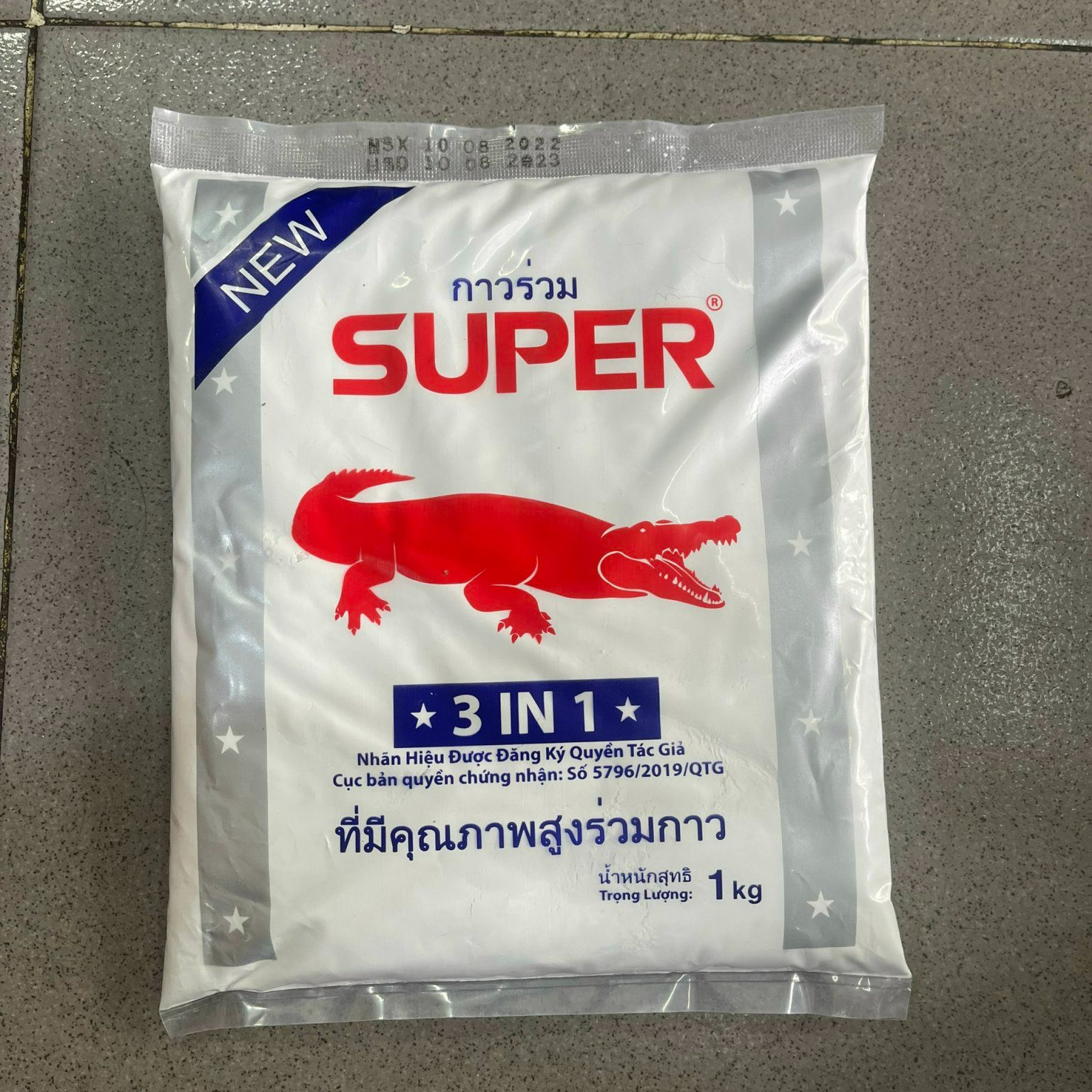 Keo chà ron cá sấu 1 kg thái lan