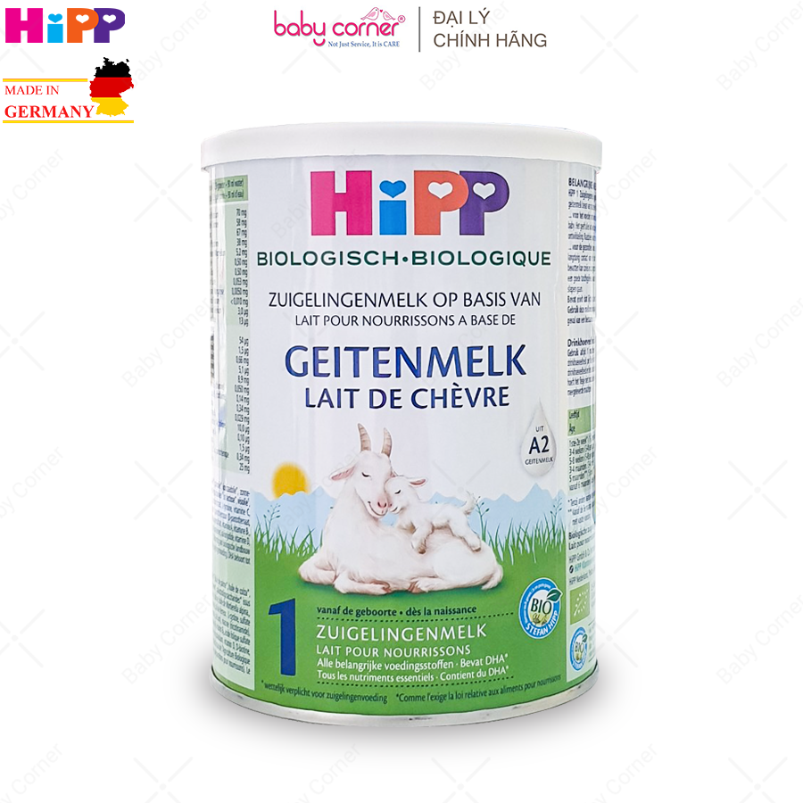 [Expiration Date 2026 - 2027] Hipp Organic Combiotic Cow Milk Powder No. 1,2,3,4 Box 350g/ 800g, Goat Milk Can 400g for Babies - 2