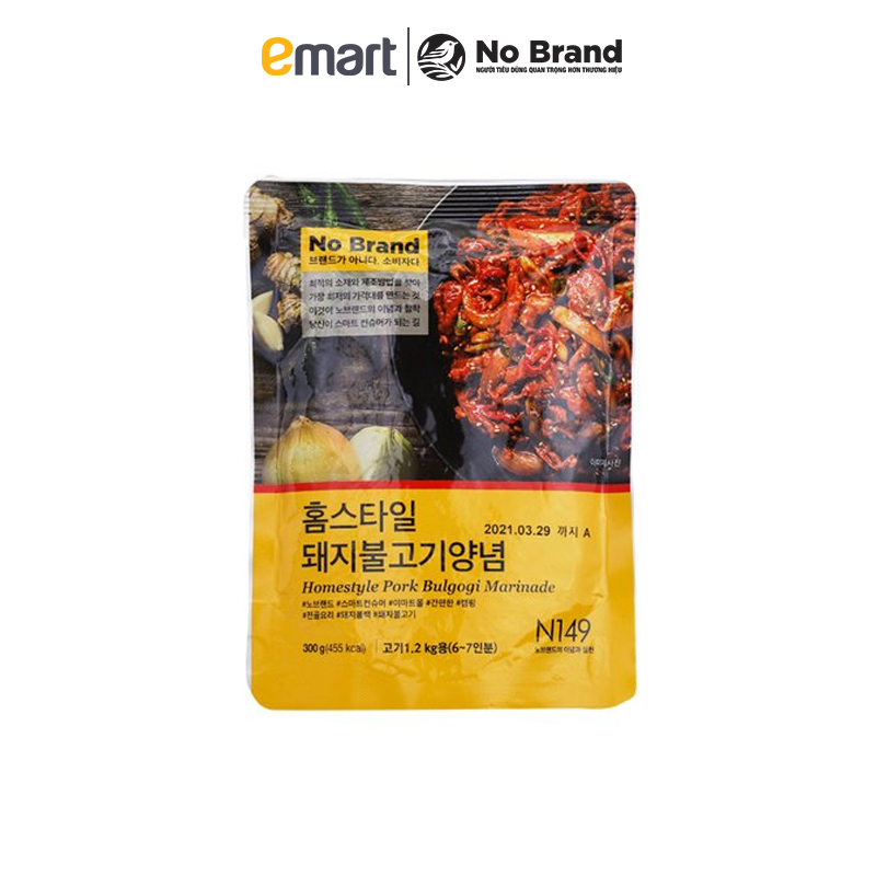 Sốt Ướp Thịt Heo No Brand Hàn Quốc Gói 300G - Emart VN