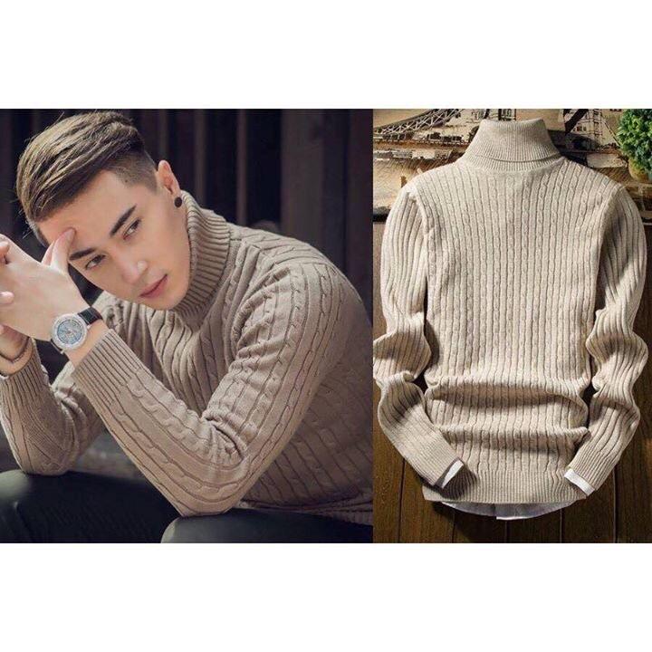 áo len cổ lọ nam,hàng VN cao cấp,from dáng đẹp,trẻ trung năng động