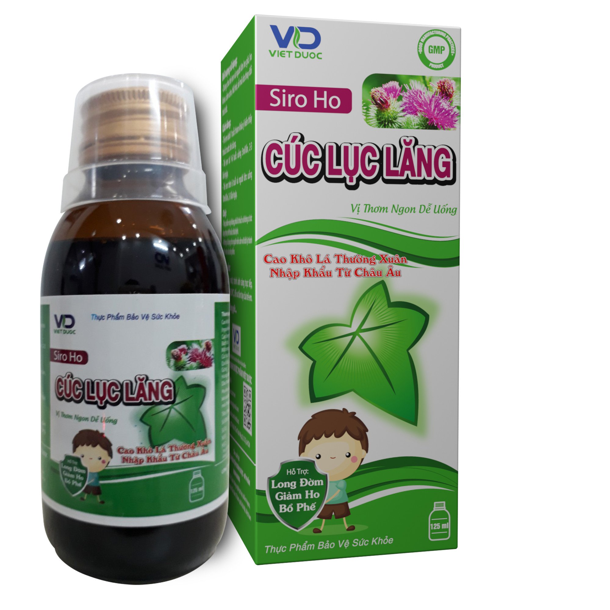 Siro ho cúc lục lăng chai 125ml