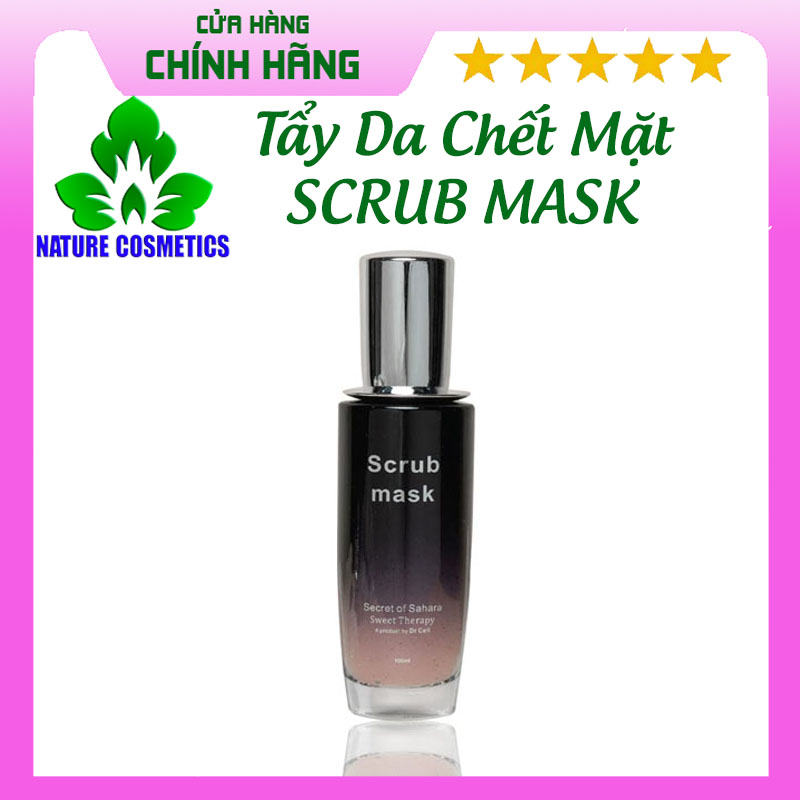Tẩy Da Chết Scrub Mask Dr Cell, Loại Bỏ Tế Bào Da Già Cỗi, Cân Bằng Da Giúp Da Thẩm Thấu Kem Dưỡng, Chai 100ml