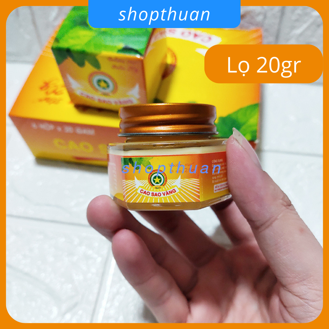 Cao sao vàng tw3 lọ 20gr