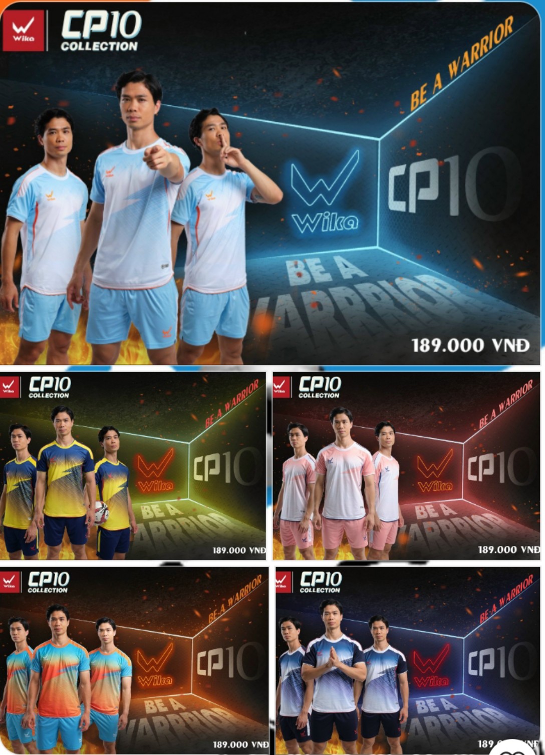 [CHÍNH HÃNG ] BỘ CẦU THỦ BÓNG ĐÁ CP10 CÔNG PHƯỢNG - ĐỒ ĐÁ BANH THUN CAO CẤP CP10 - BAXUSPORT