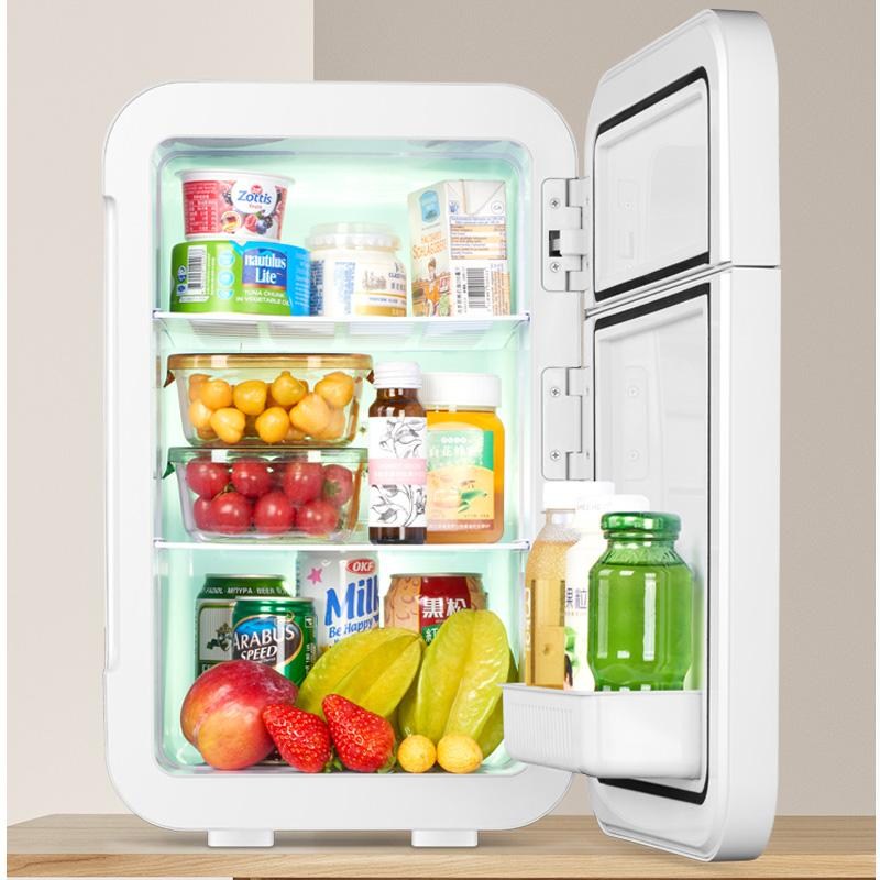 (ĐỔI TRẢ 7 NGÀY) Tủ lạnh 20L- Tủ lạnh mini- Tủ lạnh 20L hiển thị nhiệt độ, 2 ngăn- Tủ lạnh 2 ngăn- 2 chiều nóng lạnh, nguồn vào 12v/220v- Tủ lạnh mini cho xe hơi và gia đình- Hỗ trợ đổi trả 7 ngày