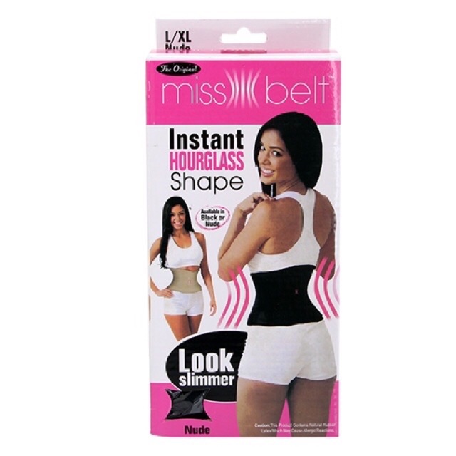 Gel nịt bụng tan mỡ thon eo miss belt
