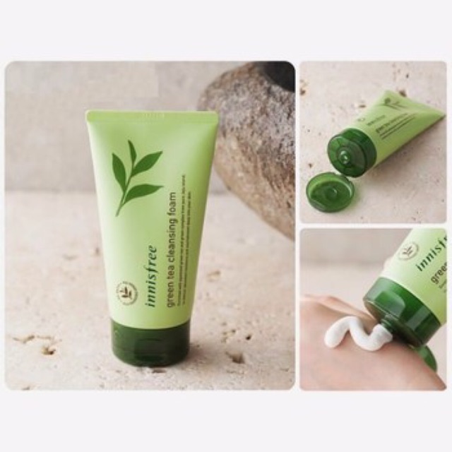 Sữa rửa mặt chiết xuất trà xanh Innisfree GREEN TEA