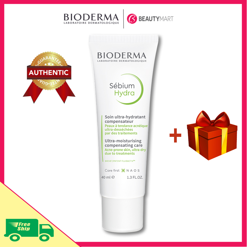 Kem dưỡng ẩm cho da mụn Bioderma Sebium Hydra chính hãng Pháp - BeautyMart
