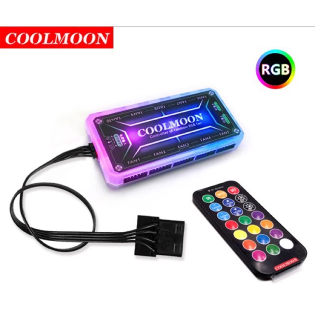 Fan led Coolmoon V9