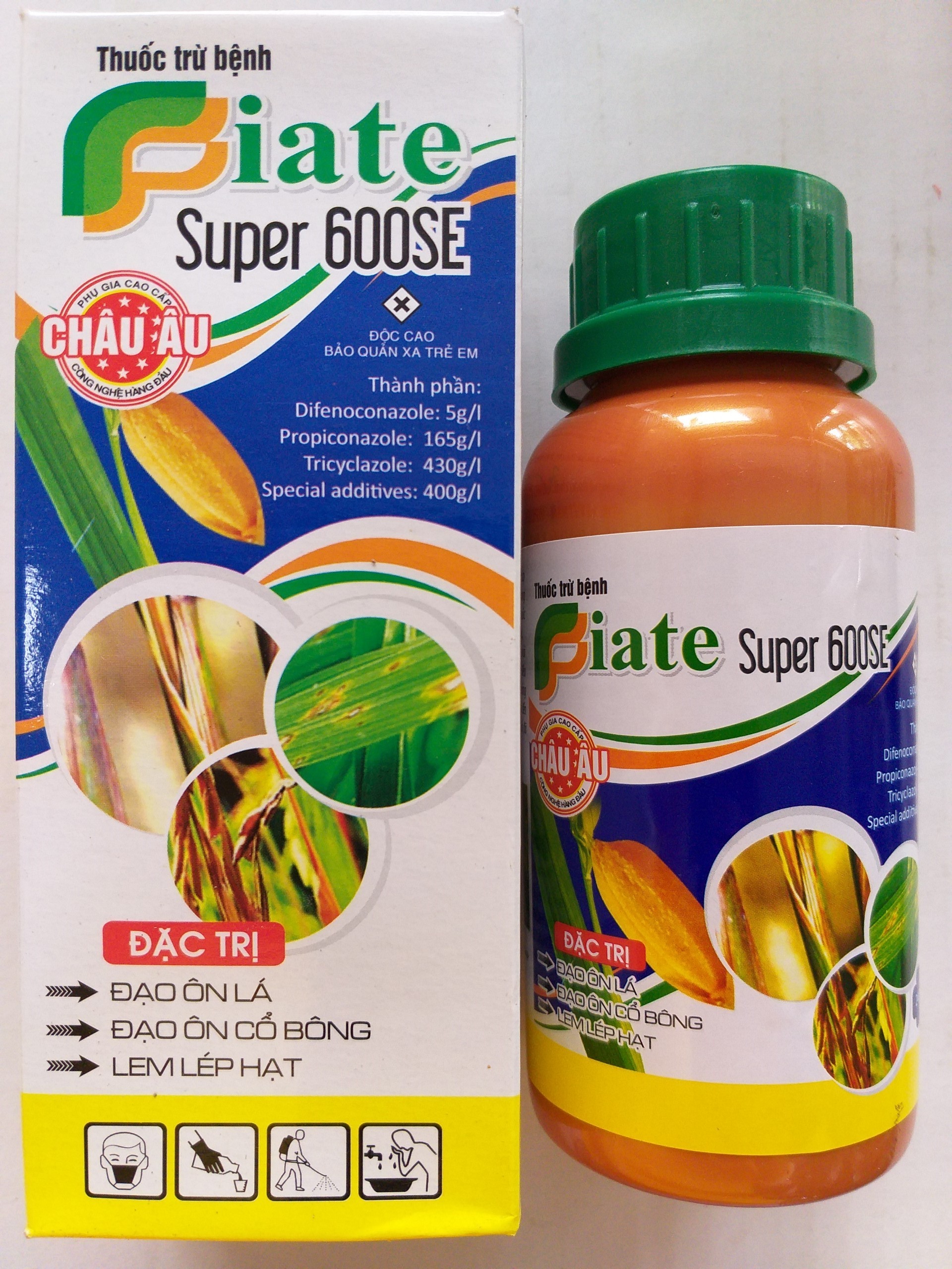 Thuốc trừ bệnh đạo ôn, đốm lá cao cấp fiate super 600se - 240ml