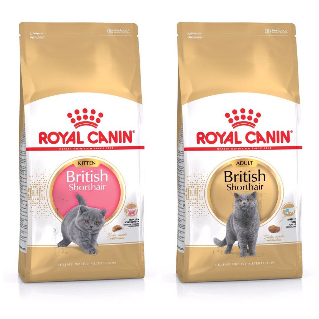 Hạt Royal Canin British Shorthair Adult 2kg dành cho mèo Anh lông ngắn