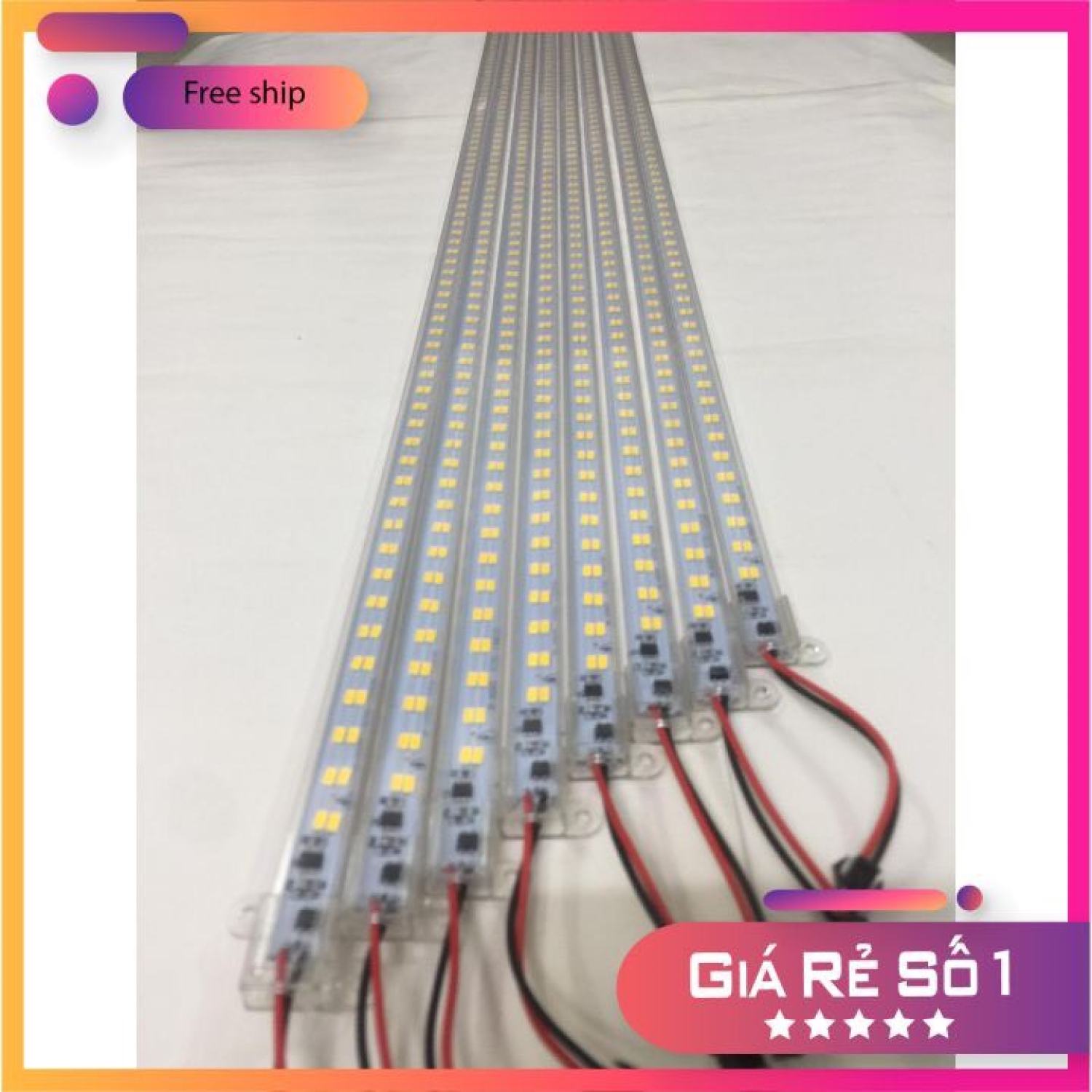 Thanh led điện 220v mắt to cắm nối ⭐️ siêu sáng