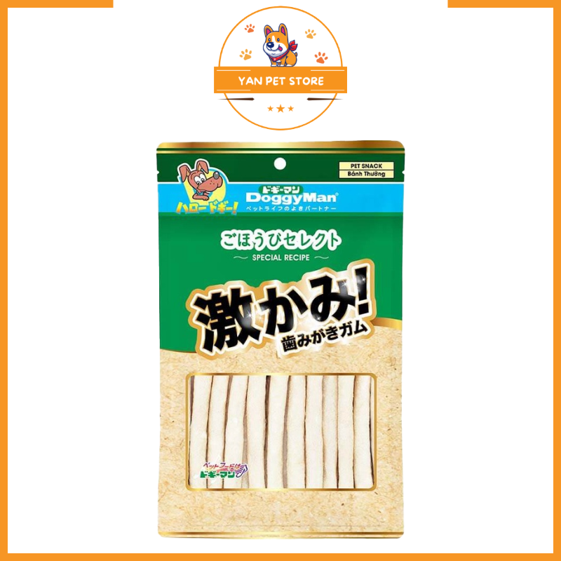 Bánh Thưởng Cho Chó Que da bò sáp ong cho chó Doggy Man 350Gr, thức ăn thưởng cho cún -81626