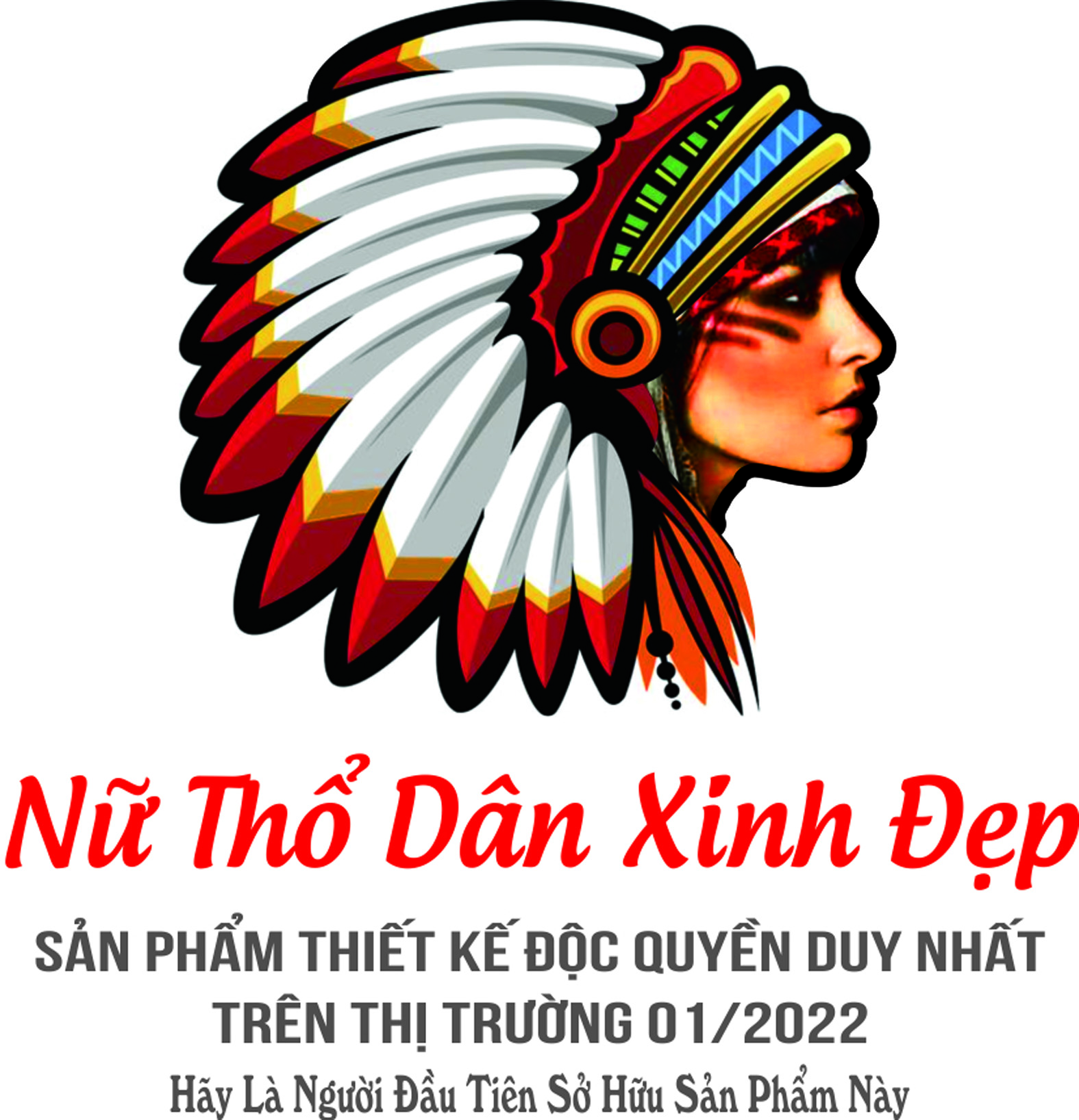 Tem nữ thổ dân dán xe- thổ dân nữ trang trí xe tải