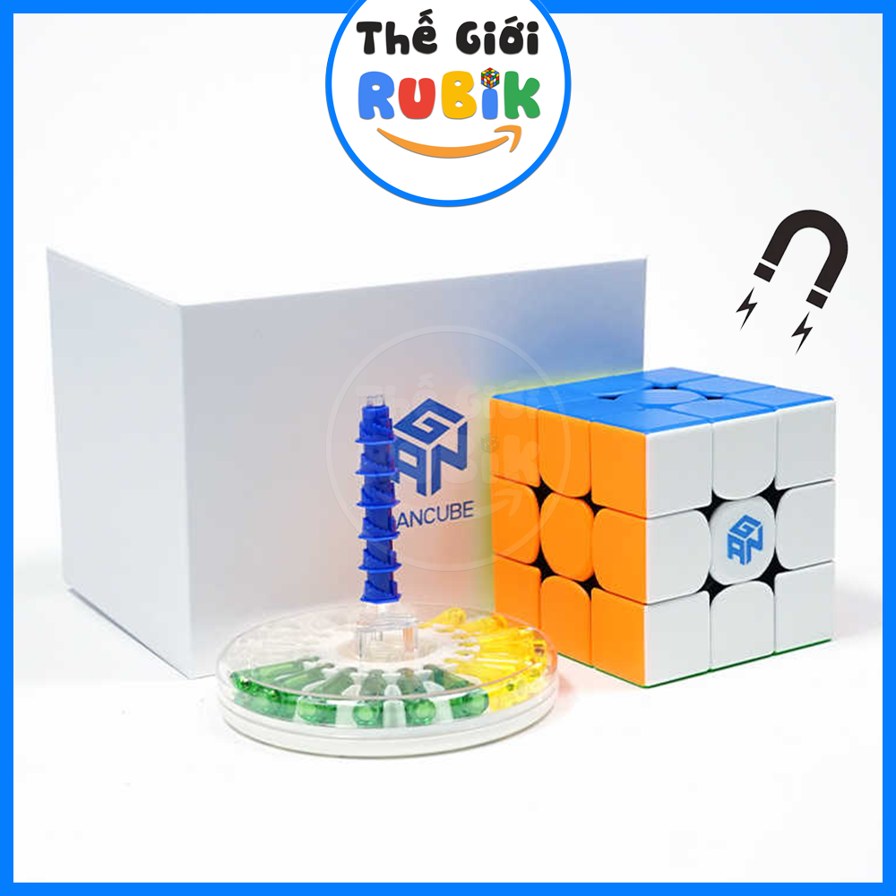 Rubik 3x3 GAN X v2 M Có Nam Châm. Khối Lập Phương Gan 356 X v2 M 3 Tầng 3x3x3. Đồ Chơi Thông Minh.