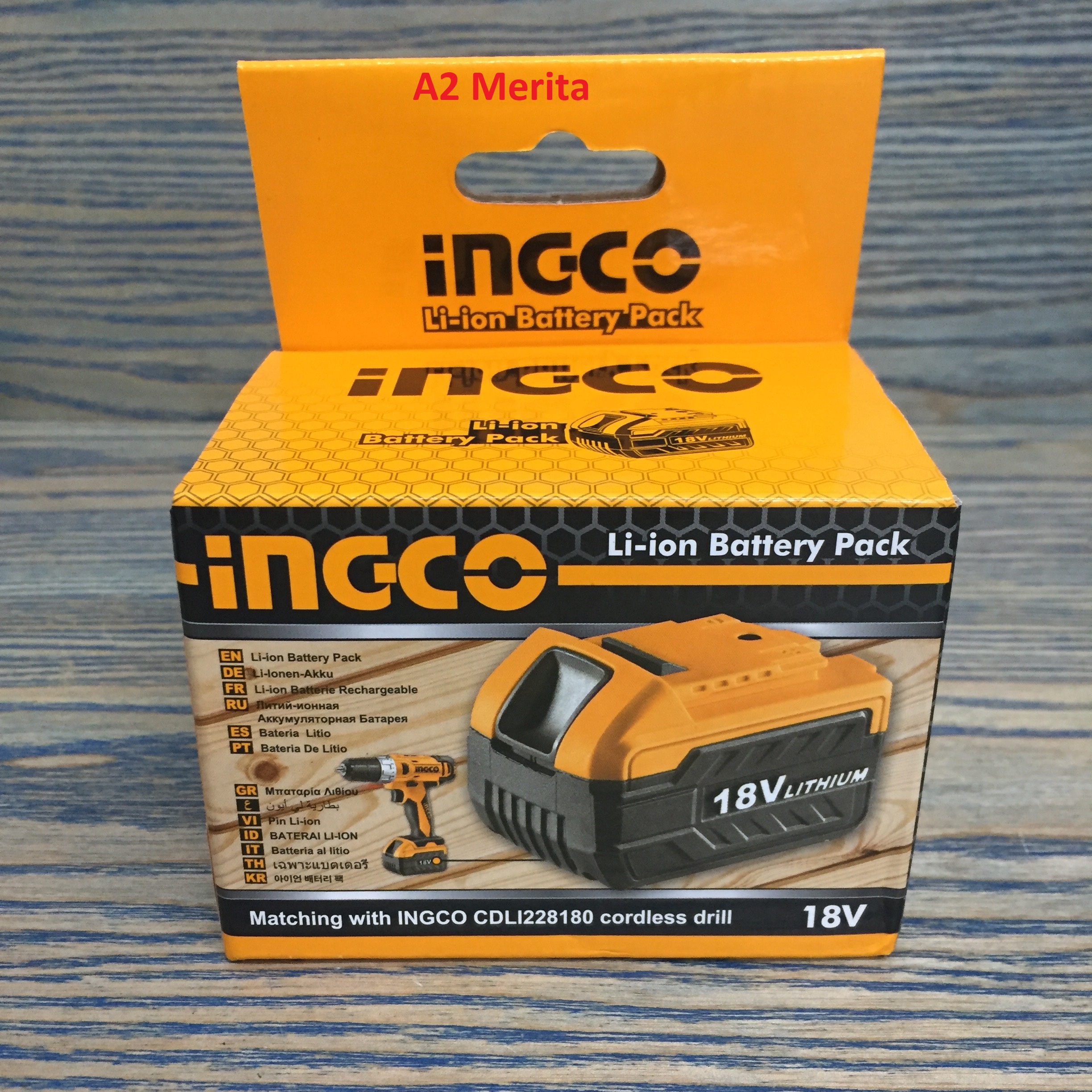 Pin lithium 18v ingco batli228180