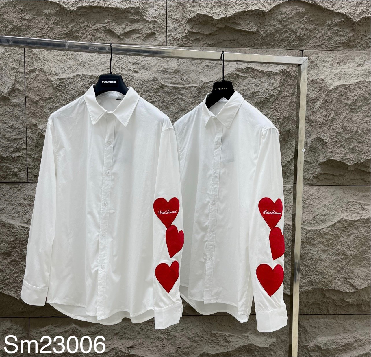 Bán Áo Sơ Mi Nữ Nam Thêu Trái Tim Play Heart  Krixi Fashion  Báo Giá Rẻ  88000