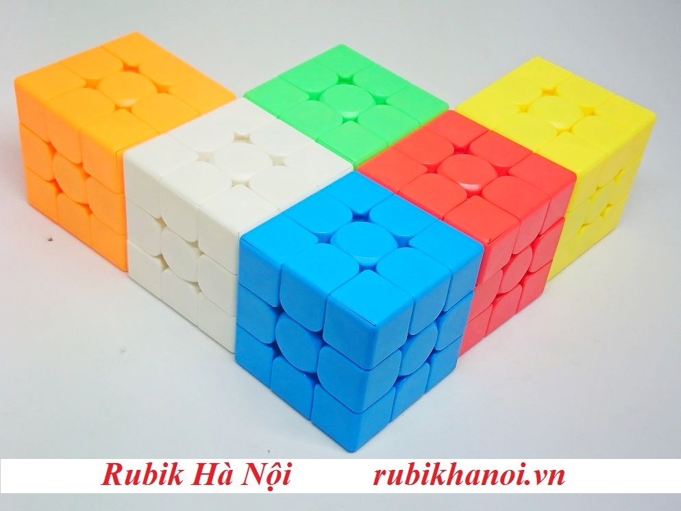 Bộ 6 Rubik Meilong Màu Kèm Sticker