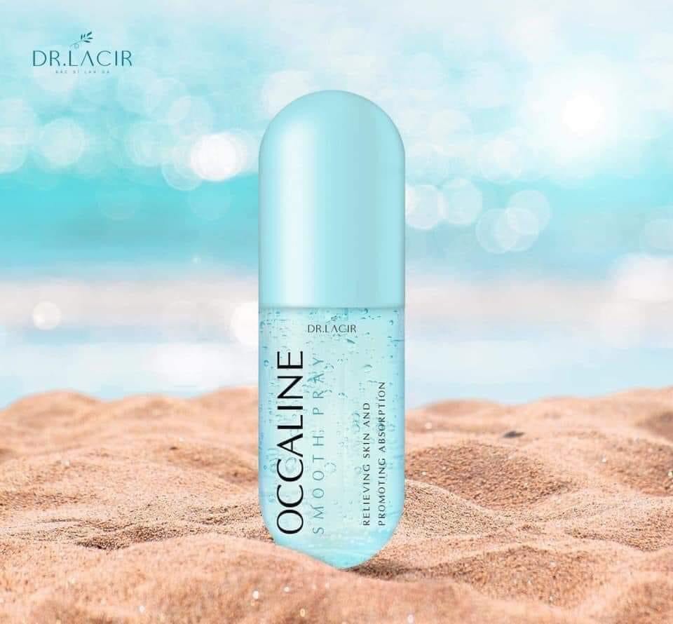 Xịt khoáng dưỡng căng bóng tế bào gốc DR.lacir 130ml- Tặng 1 son collagen