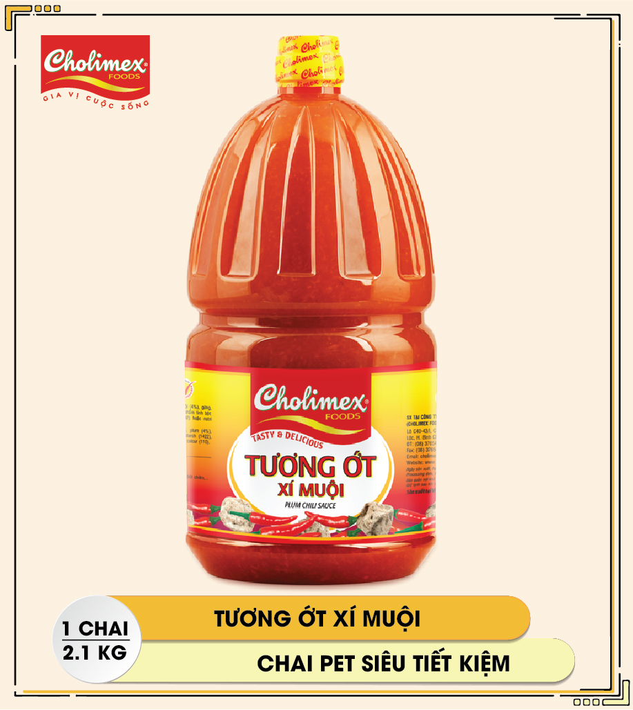 Tương ớt xí muội 2.1kg