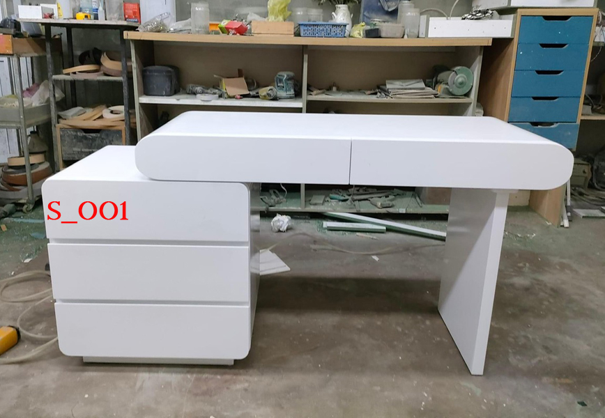 Sơn Phủ Màu Trắng 1kg cho gỗ công nghiệp và gỗ tự nhiên. Sơn Gốc Nước: không mùi, không độc hại.