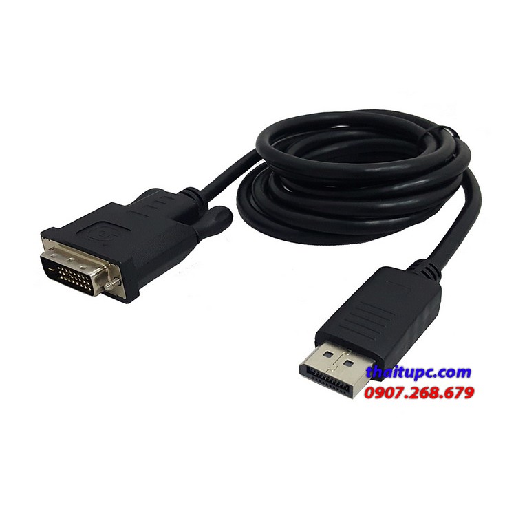 Cáp displayport to dvi dài 1,8m y-5118ba unitek