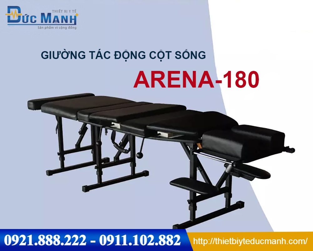 Giường tác động cột sống gấp gọn - Giường Chiropractic ARENA-180